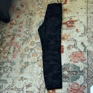 Lululemon Black Camo Leggings